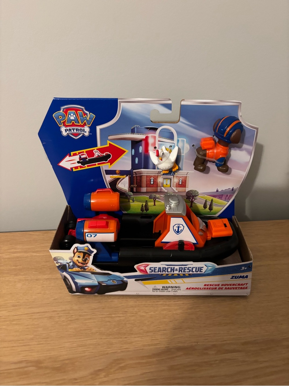 Paw Patrol Zuma Orange and Blue Rescue Hovercraft Playset